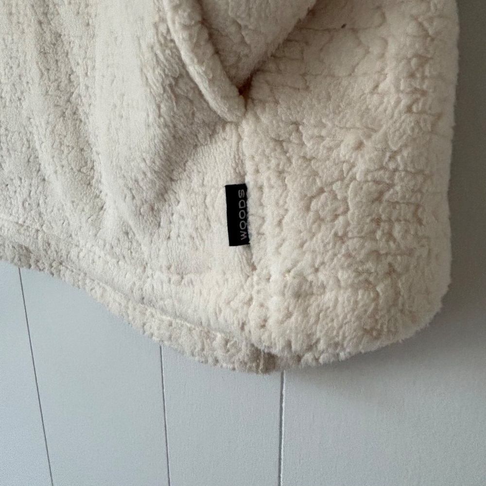 super soft Woods Copeland polar fleece cowl neck size M - Picture 7 of 11